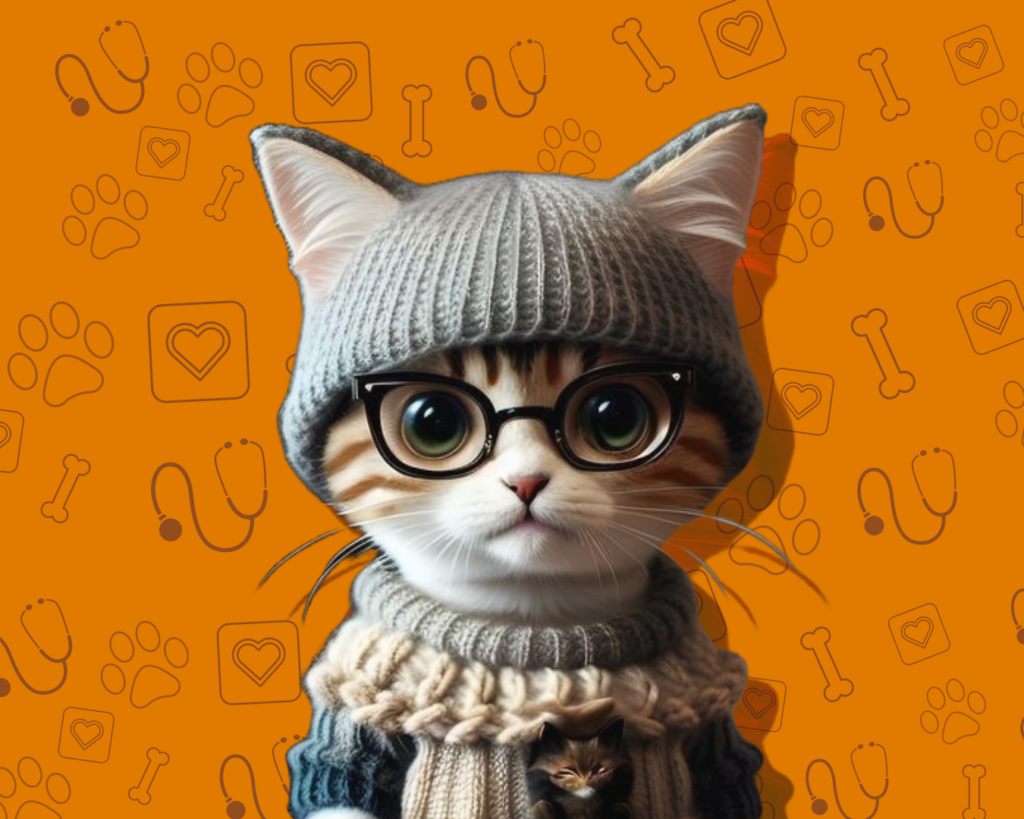 gatito hipster